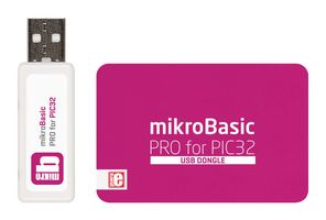 MIKROE-728 - USB Dongle License, PIC32, Full, Professional, Windows, Single User - MIKROELEKTRONIKA