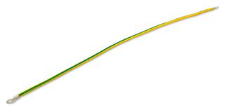 MP010796 - Earth Strap, M3.5, Ring Tongue Terminal to Ring Tongue Terminal, 11.8 ", 300 mm - MULTICOMP PRO