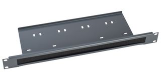 NSYCRTM1U1PS - 19" FRONT PANEL, GREY, STEEL, 1U - SCHNEIDER ELECTRIC