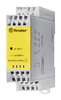 7S.14.9.110.4310 - Safety Relay, 110 VDC, 3PST-NO, SPST-NC, 7S Series, DIN Rail, 6 A, Screwless - FINDER