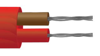 WV-100-ANSI - Thermocouple Wire, ANSI, Flat Pair, PVC, Type K, 7 x 0.2mm, 10 m - LABFACILITY