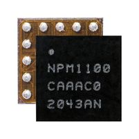 NPM1100-CAAA-E-R7 - Battery Charger, Single Cell of Li-Ion / Li-Pol Battery, 4.35 V input, 4.2 V/400 mA, WLCSP-25 - NORDIC SEMICONDUCTOR