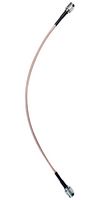 MP010949 - RF / Coaxial Cable Assembly, SMA Plug to SMA Plug, RG316, 50 ohm, 9.8 ", 250 mm, Brown - MULTICOMP PRO
