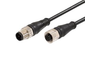 1200668829 - Sensor Cable, M12, Micro-Change Plug, 90° Micro-Change Receptacle, 4 Positions, 600 mm, 23.6 " - MOLEX
