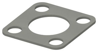 2423908-1 - EMI Shielding Gasket, Conductive Sheet, Nickel Plated Graphite, 21.34mm L x 21.34mm W x 0.8mm D - TE CONNECTIVITY