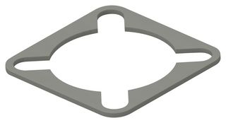 2427981-1 - EMI Shielding Gasket, Conductive Sheet, Nickel Plated Graphite, 24.51mm L x 24.51mm W x 0.8mm D - TE CONNECTIVITY