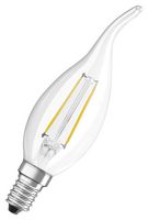 4058075436640 - LED Light Bulb, Filament Candle, E14, Warm White, 2700 K, Not Dimmable, 300° - LEDVANCE