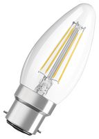 4058075437166 - LED Light Bulb, Filament Candle, B22d, Warm White, 2700 K, Not Dimmable, 300° - LEDVANCE