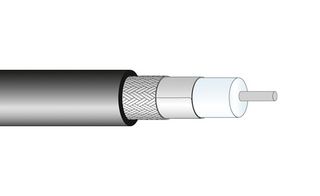 SPUMA_400-FR - Coaxial Cable, SPUMA 400, 50 ohm, 328.1 ft, 100 m - HUBER+SUHNER