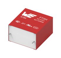 890414025001CS - Safety Capacitor, Metallized PP, Radial Box - 2 Pin, 0.1 µF, ± 10%, X2, Through Hole - WURTH ELEKTRONIK