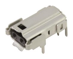 09452812810 - Modular Connector, SPE Jack, 1 x 1 (Port), 2P2C, IP20, Through Hole Mount - HARTING