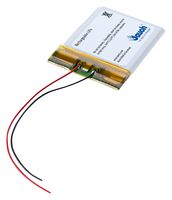 LP402535JU - Rechargeable Battery, 3.7 V, Lithium Ion, 380 mAh, Wire Leads - JAUCH