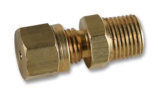 FC-002 - Compression Gland, 1/8" BSPT Tapered Thread,  Brass, 3 mm Probes - LABFACILITY