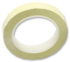 1350 12MM - Electrical Insulation Tape, Polyester Film, Yellow, 12 mm x 66 m - 3M