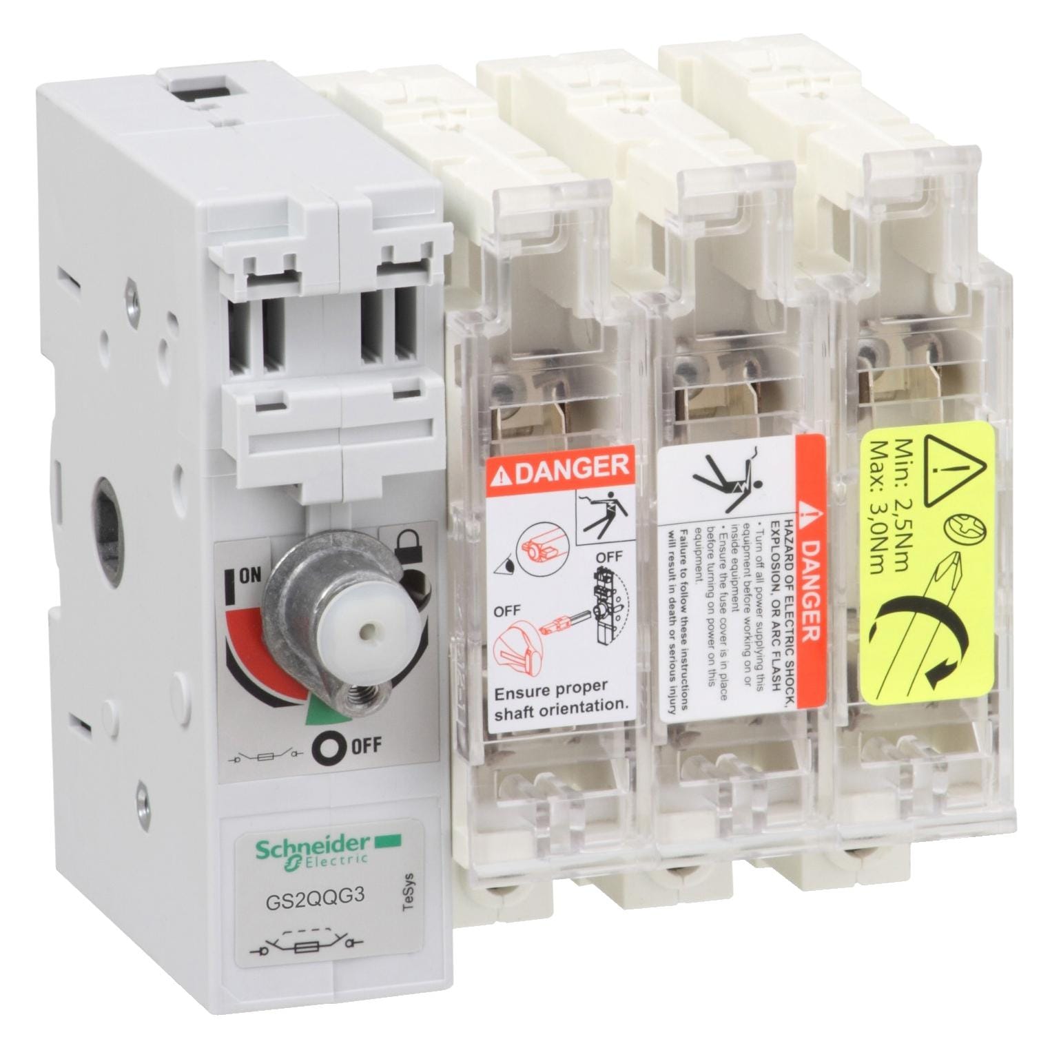 SCHNEIDER ELECTRIC Fused GS2QQG3 FUSE DISCONNECT SW. 3X 400A 2 SCHNEIDER ELECTRIC 3406297 GS2QQG3