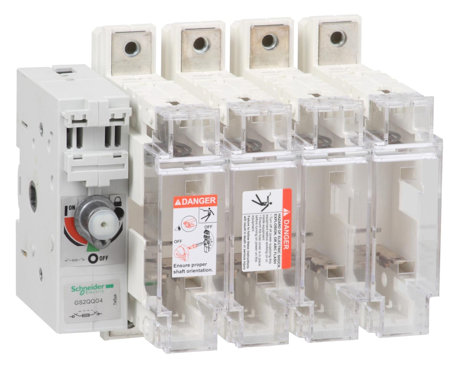 SCHNEIDER ELECTRIC Fused GS2QQG4 FUSE DISCONNECT SW. 4X 400A 2 SCHNEIDER ELECTRIC 3406298 GS2QQG4
