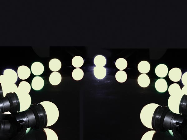 HQPL11011 LED-FEESTSLINGER met 20 WARMWITTE LED-LAMPEN