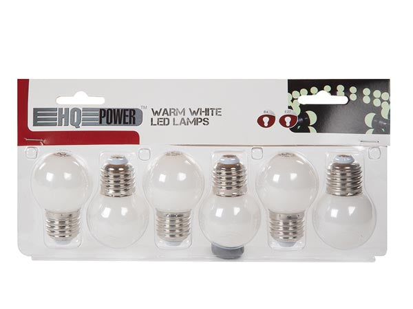 HQPL11022 Witte reservelampen - 6 st.