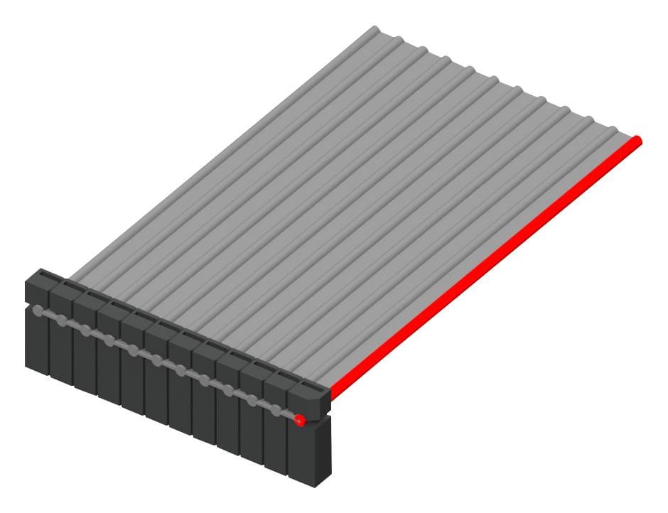 SAMTEC Picoflex and Ribbon IDSS-03-S-04.00-G-ST3 CORD ASSY, 3P IDC RCPT-FREE END, 101.6MM SAMTEC 3681212 IDSS-03-S-04.00-G-ST3