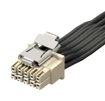 MMSDT-04-20-L-18.00-S-K Cable ASSY, 8P IDC Rcpt-FREEEND, 457.2mm Samtec