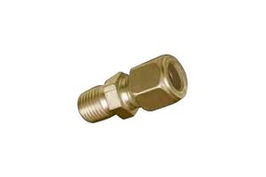 BRLK-M15-18T Compression Fitting, 1/8" BSPT, Brass Omega