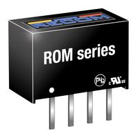 ROM-0505S/P DC-DC CONVERTER, 5V, 0.2A RECOM POWER
