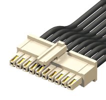 MMSS-02-22-L-05.00-S-K Cable ASSY, 2P IDC Rcpt-Free End, 127mm Samtec