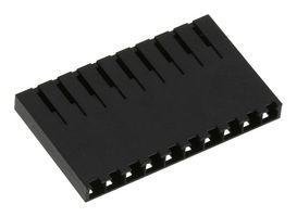 50-57-9010 Connector Housing, Rcpt, 10Pos, 2.54mm Molex