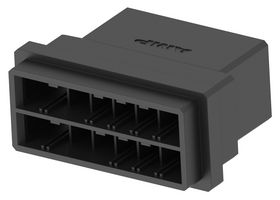 1-179554-6 Connector Housing, Plug, 12Pos, 5.08mm Amp - Te Connectivity