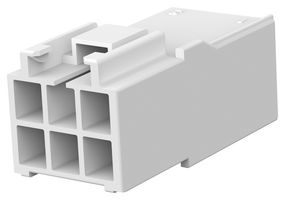 176285-1 Connector Housing, Rcpt, 6Pos, 3.96mm Amp - Te Connectivity
