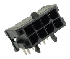 43045-0801 Connector, Header, 8Pos, 2Row, 3mm Molex