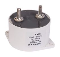 C4DENPQ6100A8TK Cap, 100µF, 1 kV, PP, Can - Plastic Kemet
