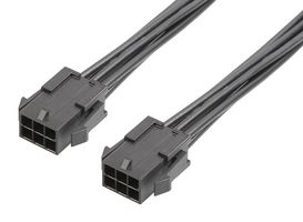 214757-2062 WTB Cord, 6P Micro-Fit Plug/Plug, 11.8" Molex