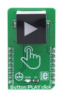 MikroE-3327 Button Play Click Board MikroElektronika