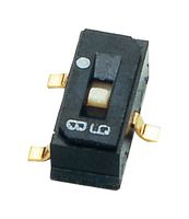 CAS-120TB SLIDE SWITCH, SPDT, 0.1A, 6VDC, SMD NIDEC COPAL ELECTRONICS