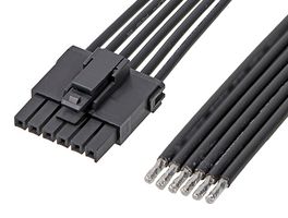217466-1063 Cable, 6P Ultra-Fit Rcpt-Free End, 23.6" Molex
