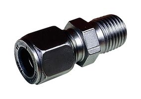 SSLK-12-12 Compression Fitting, 1/2" MNPT, 316 SS Omega