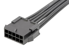 214758-1102 WTB Cord, Micro-Fit Plug/Free End, 11.8" Molex