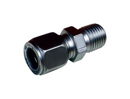 SSLK-M15-14P Compression Fitting, 1/4" BSPP, 316 SS Omega