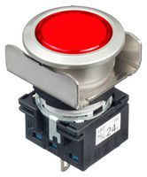 LB6MP-1T04R Pilot Light, Red, 24Vac/Vdc Idec