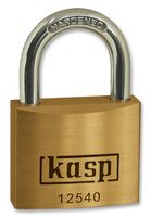 K12540D Padlock, Brass PREM, 40mm KASP Security