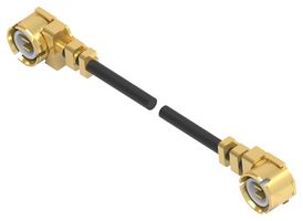 2015699-1 Cable ASSY, UMCC R/A Plug-Plug, 100mm Te Connectivity