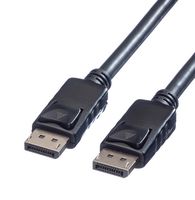 11.04.5609 Cable, Displayport Plug-Plug, Black, 10m ROLINE