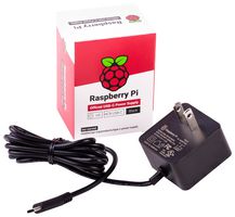 SC0218 RPI Power Supply USB-C-5.1V/3a, US Black Raspberry-Pi