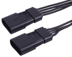 216622-1041 WTB Cable, 4P Squba Plug-Plug, 5.9" Molex