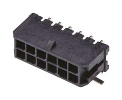 43045-1209 Connector, Header, 12Pos, 2Row, 3mm Molex