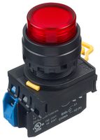 YW1L-M2E10Q4R Pb Switch, SPST-NO, 24Vac/DC, Screw, Red Idec