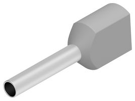 966144-3 Terminal, Wire Ferrule, 18AWG, Grey Amp - Te Connectivity