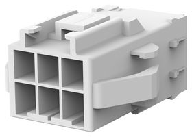 177909-1 Connector Housing, Rcpt, 6WAYS Amp - Te Connectivity