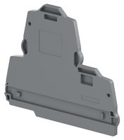 1SNK505960R0000 End Section Cover, Dark Grey, Polyamide Te Connectivity